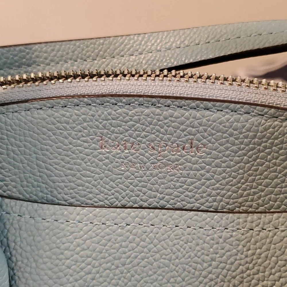 kate spade Margaux Medium Satchel handbag in hazy blue - Picture 4 of 8